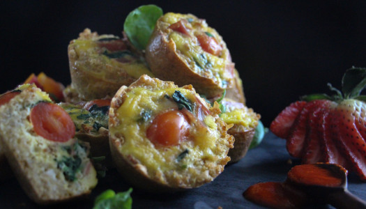 Mini Quinoa Crusted Quiche’s