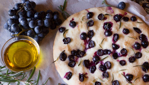 Concord Grape & Rosemary Focaccia