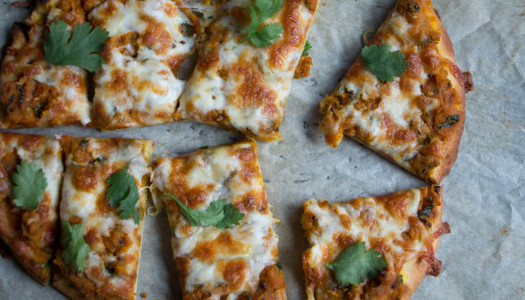 Tempered Pumpkin Naan Pizza